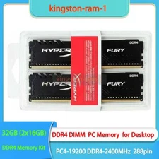 32GB (2x 16GB) Ram DDR4 2400MHz HX424C15FB3K2/32 288-pin Desktop DIMM