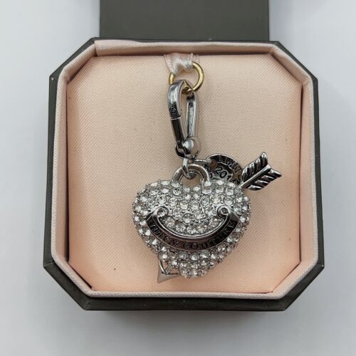 Juicy Couture Silver Heart Locket Charm