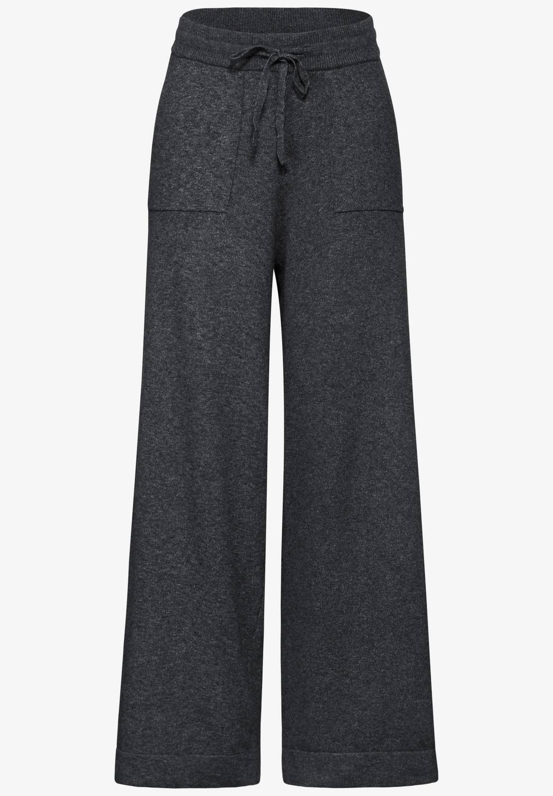 Трикотажные брюки Cecil Cosy Neele Grigio - Taglia XS Abbigliamento Donna Pantaloni