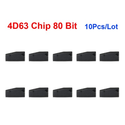 10PCS* 4D63 Chip 40 Bits Transponder Blank Ceramic Car Key Chip for Ford Mazda