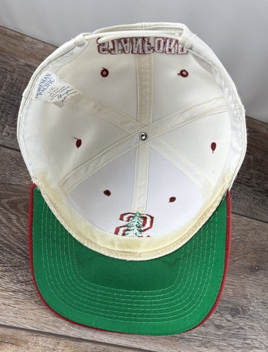 Stanford Cardinal Snapback Baseball Hat Dorfman Pacific White Red Tree - Picture 5 of 8