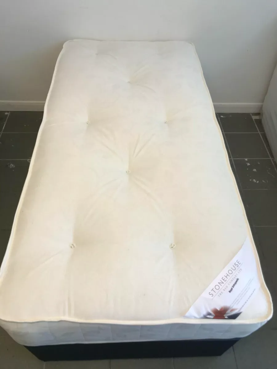 2ft6 small single or 3ft standard single extra firm orthopaedic 28cm mattress
