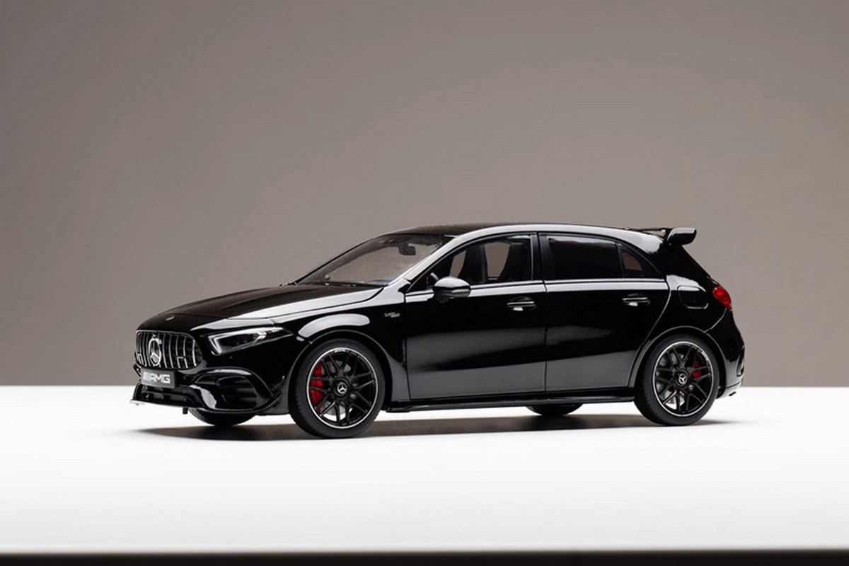 NZG 1/18 Scale Mercedes-Benz AMG A45 S 2023 Black Diecast