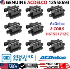 GENUINE ACDELCO x8 Ignition Coils For 1999-2009 Chevrolet GMC Cadillac, 12558693