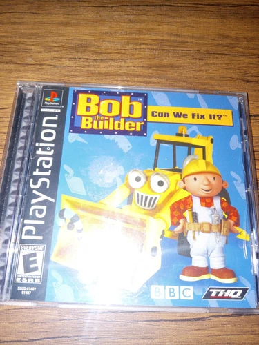 Bob the Builder Can We Fix it? PS1 PlayStation 1 - Complete CIB