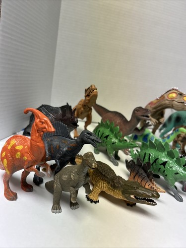 Lot of 25 Various Toy Dinosaur Plastic Medium-Small Sizes 1990s - Current - Picture 2 of 9
