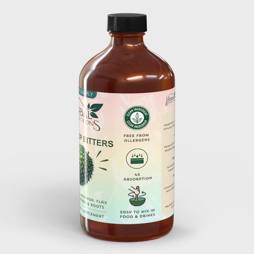 Organic Soursop Bitters with Moringa, Sea Moss, and 10+ Herbs - 64 Servings 32oz - Picture 3 of 7