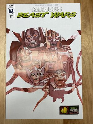 TRANSFORMERS BEAST WARS #7 RI 1:10 IDW Comics 2021 7RI Guidry