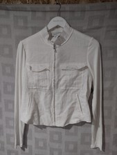 Lola & Sophie New York Designer Double Faced Linen Jacket Msrp $250.00