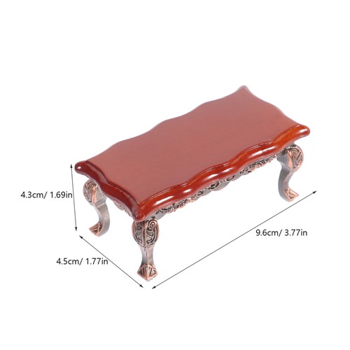 Mini Rectangular Table Child Modern Style Miniature Dollhouse Furniture - Picture 12 of 12