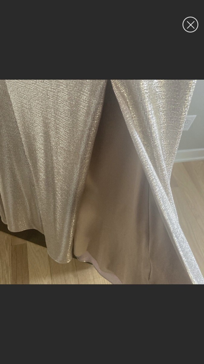Gold David's Bridal Dress Wore One Time No Alterations Done To It Size 4 | eBay Gold David's Bridal Dress Wore One Time No Alterations Done To It Size 4 | eBay