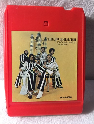 The 5th Dimension Love's Lines Angles & Rhymes 8 Track Tape w/ sleeve BEM 86060 - Picture 3 of 7