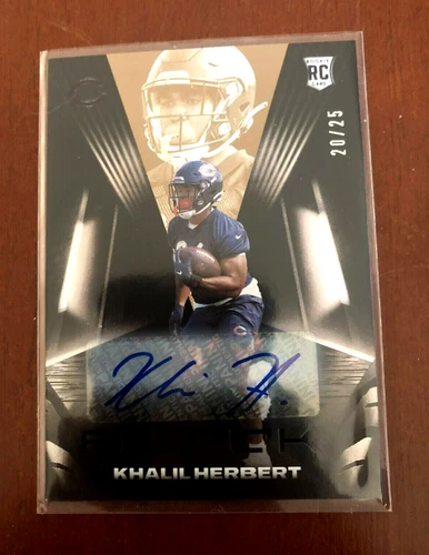 2021 Black Khalil Herbert Copper Rookie Auto SSP /25!!