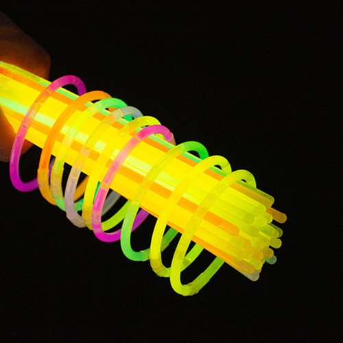 500Pcs 8" Glow in the Dark Glow Sticks Bulk Bracelet Necklace Party Favor - Picture 8 of 12
