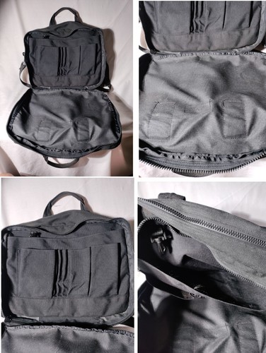 IBM Get Warped Black Canvas Bag 18" x 14" x 5" Laptop Carrying Case Warp OS - Picture 24 of 24