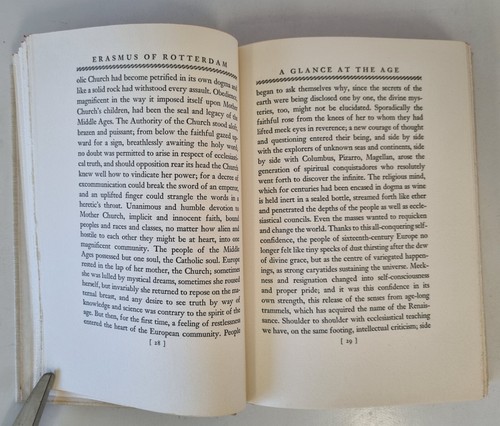 Stefan Zweig ~ Erasmus of Rotterdam ~ HG DJ G (1934 1st ed) - Picture 11 of 14