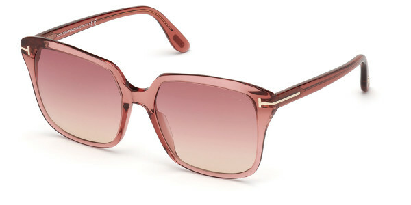 NWT Tom Ford Faye-02 FT 0788 TF 788 72T Transparent Rose