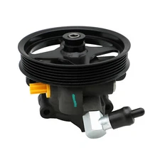 Power Steering Pump w/ Pulley for 97-07 Ford E-150 E-250 F-350 F-350 Super Duty