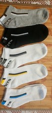 5 Pair Letter Graphic Socks Toddler Boys Girls 1-14 Years Old Low Cut