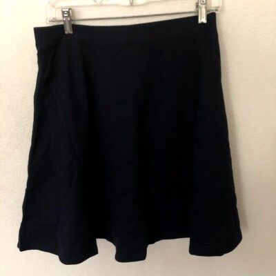 Nautica Junior's Uniform French Terry Skater Skirt, Navy, 11
