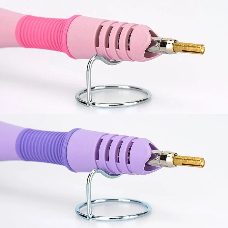 Hot Fix Strasssteine Applikator Werkzeug 7 Aufsätze+Mini-Bügelaufsatz/ 2 Farben - Bild 4 von 4