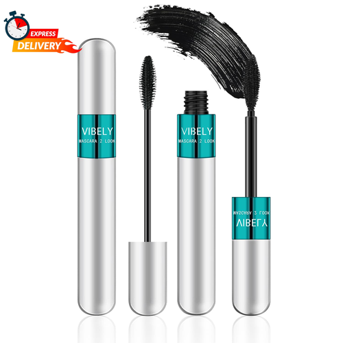 2 in 1 Mascara 5X Longer Waterproof Lash Cosmetics Natural Lengthening and Thick - Picture 12 of 12