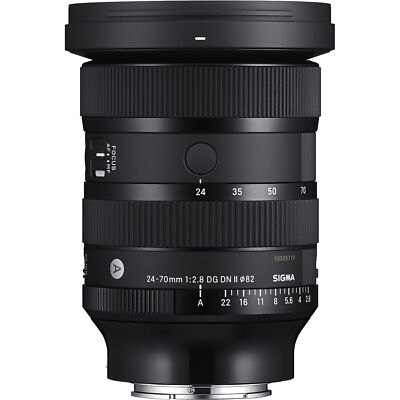 Sigma 24-70mm f/2.8 DG DN II Full-Frame Wide-to-Tele Zoom Art Lens -Sony E Mount