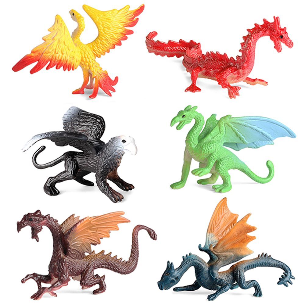 myths legends red winger dragonフィギュア蝋燭立て Making Loong Phoenix Griffin Mythical Creature Figurine