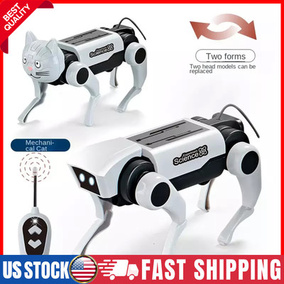 Rc Robot Children'S Remote Control Mechanical Dog Toy Science Teaching Diy Assem