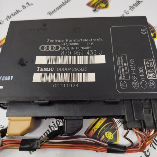 Comfort Controller Audi A2 8ZO959433J 8Z0959433J 8Z0 959 433 J TEMIC 00004293B5 - Picture 2 of 2