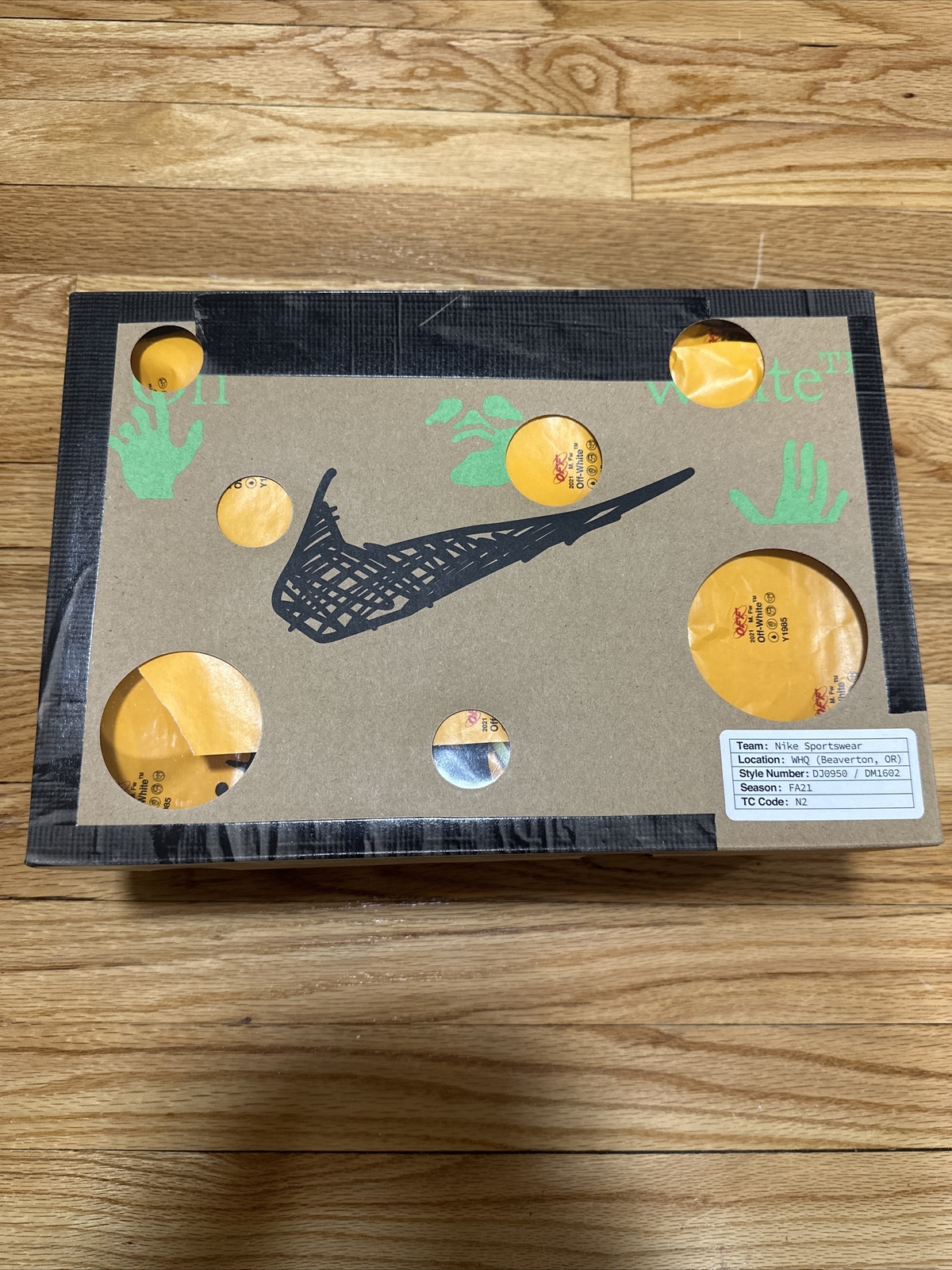 OFF WHITE X NIKE Nike Dunk Low x Off White lotto 14 di 50 2021 taglia 12