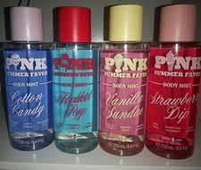 Victoria's Secret (Pink) Summer Faves Body Mist Collection
