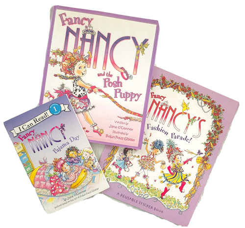 Lot of 3 FANCY NANCY, FN and Posh Puppy, Level 1 Pajama day, FN's ...
