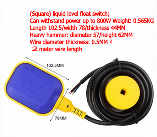 1.2-6m Float Switch Water Tank Liquid Fluid Level Controller Sensor Waterproof - Picture 6 of 11