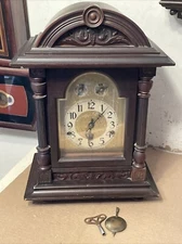 Large Antique Kienzle German Westminster Chime Bracket Clock To Restore