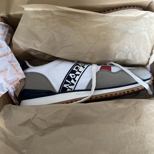 Scarpe da ginnastica uomo Napapijri Virtus scamosciate taglia 10 NUOVE - Foto 9 di 10