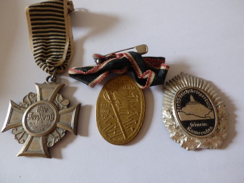 Konvolut Kyffhäuserbund Reichskriegerbund Ehrenkreuz Medaille Abzeichen