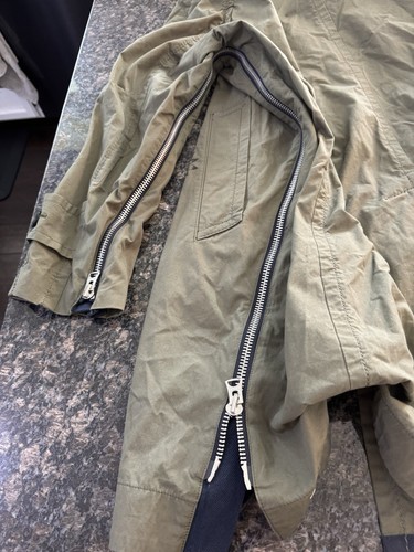 Sacai Men's Green Coat Trench Coat, Bugs & Birds. Unique Size 3 Large - Picture 12 of 18