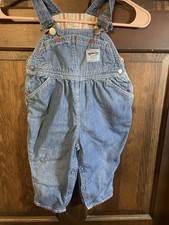 vintage kids denim overalls