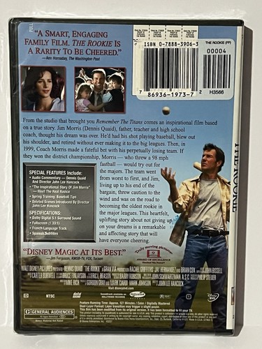 The Rookie *new Dvd *free shipping. - Picture 2 of 3