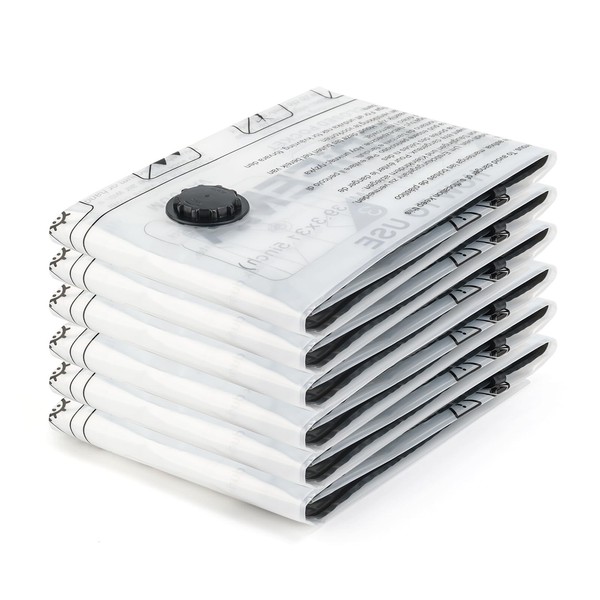 Vakuumbeutel 60X40Cm 6Er Set FüR Kleidung BettwäSche Decken Platzsparend Reise-image