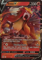 Entei V 022/172 Holo Ultra Rare Brilliant Stars