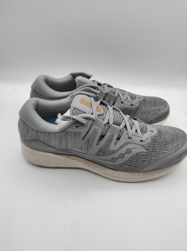 Saucony Scarpe Uomo Ride ISO, Tonalità Grigio, 11,5 - Foto 9 di 11