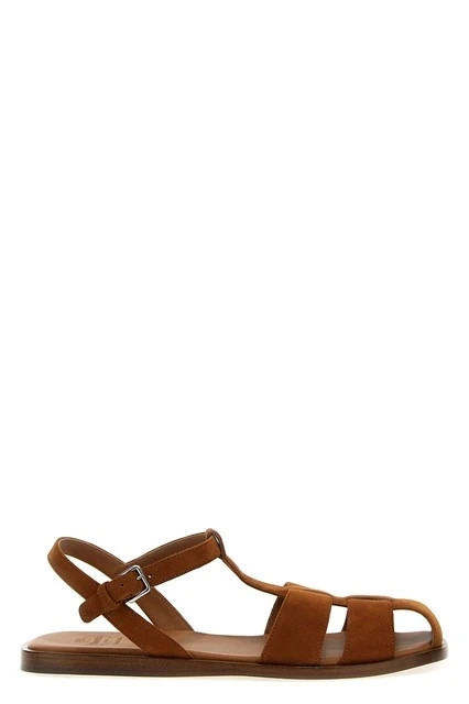 CHURCH'S Odyssey Brown Leather Sandals New & Authentic