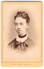 Fotografie Hugo Danz, Berlin, Frau Henr. Pfleiderer CDV /Kabinett-Foto