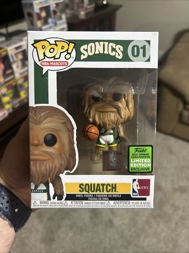 Funko Pop! Vinyl: NBA Mascots Squatch #1 2021 Spring Convention Exclusive