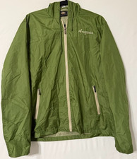 Prairie Mountain Arizona Windbreaker Jacket Men Small Green Hooded Lightweight