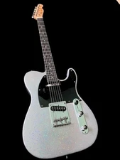 CUSTOM 6 STRING TL STYLE KING BARITONE LONG SCALE ELECTRIC GUITAR WITH GIG BAG