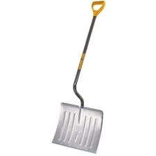 True Temper 18" Ergonomic Aluminum Blade Combo Snow Shovel W/ Steel D-Grip