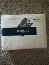 Bedsure White Duvet Cover Set Full/Queen Size NWT Polyester 90x90